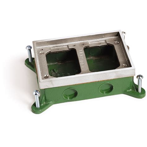 in ground concrete electrical box|shallow floor outlet box.